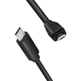 LogiLink USB 2.0 Kabel, C/M zu Micro-USB/M 0,5m zwart