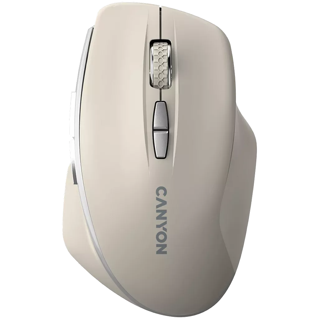 Canyon Wireless Mouse MW-21 Optical/2.4 GHz/7 Keys latte retail