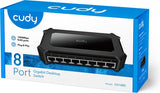 Cudy - GS108D - 8-poorts - Gigabit - Desktopswitch