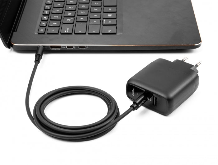 DELOCK Notebook oplaadkabel USB Type-C St. HP 4,5 x 3,0 mm