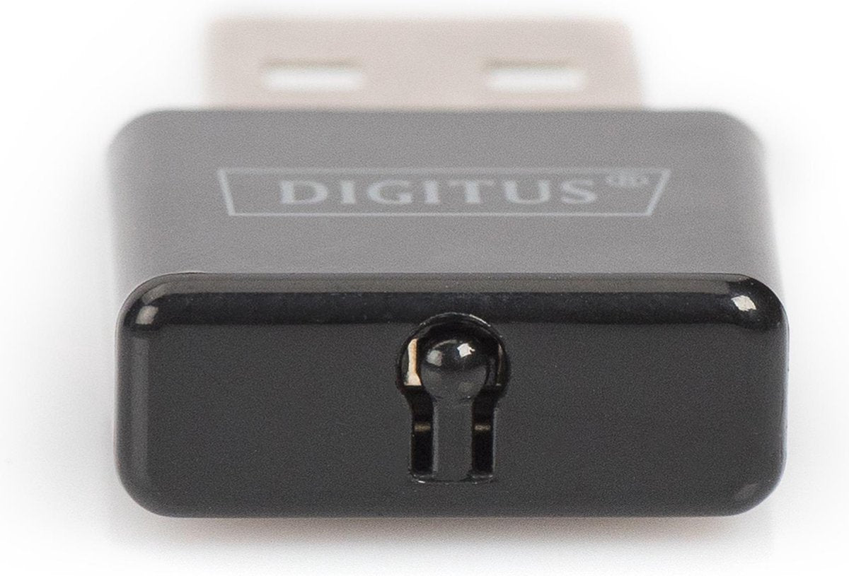 DIGITUS WLAN USB-Adapter 300Mbps Tiny Size zwart + WPS