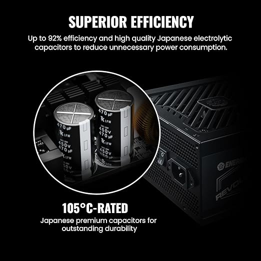 Enermax Power Supply 1200W Revolution DF2 ATX 3.0 80+ goud