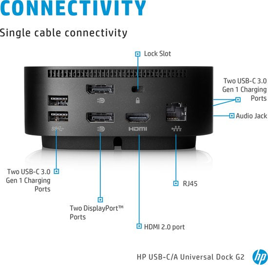 HP - USB-C dock G5 - Docking station