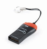 Gembird FD2-MSD-3 geheugenkaartlezer USB 2.0 Zwart, Rood