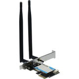 Inter-Tech Wi-Fi 6 PCIe Adapter EP-134 Antenne,Bluetooth 5.2