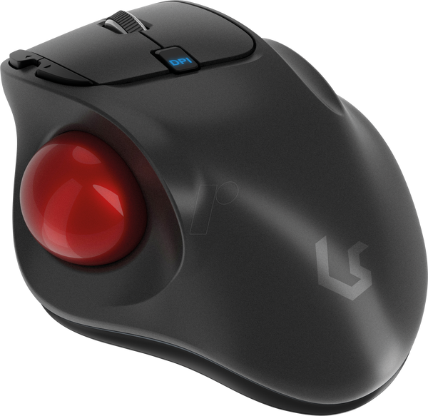 KeySonic MSM KSM-6101RF-EGT Wireless ERGO Trackball grijs retail