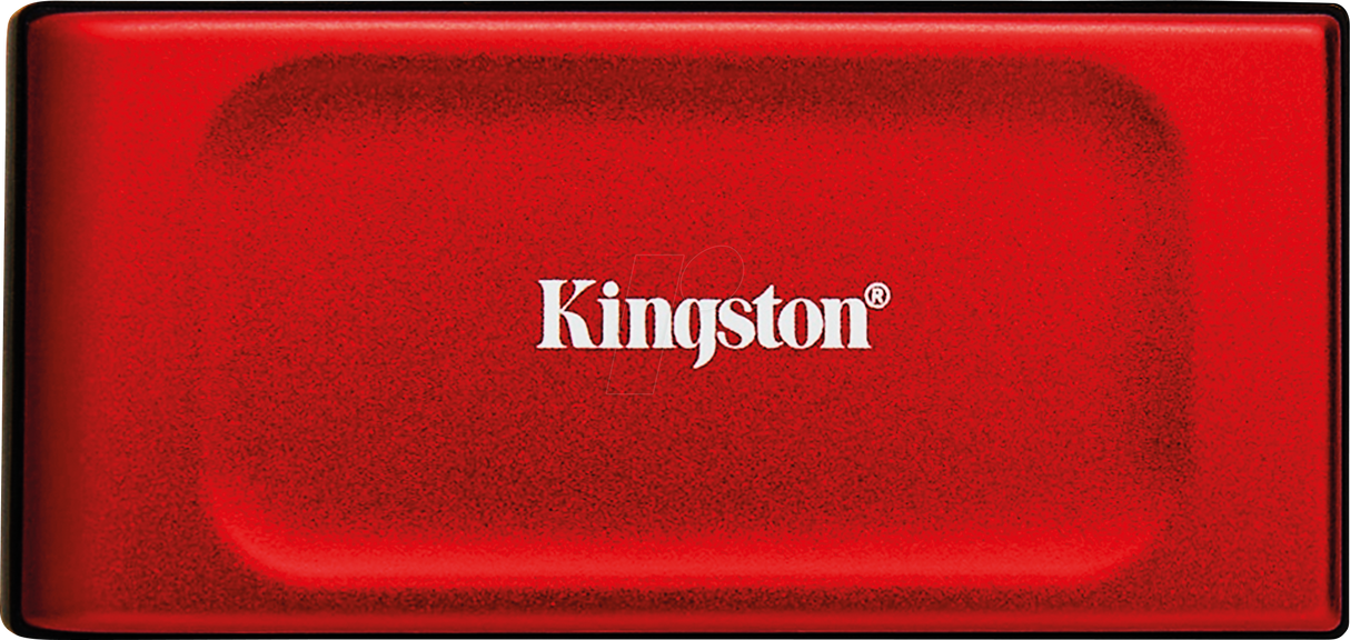 SSD 1TB Kingston Portable SSD XS1000 USB3.2 Gen2 Red extern Kit