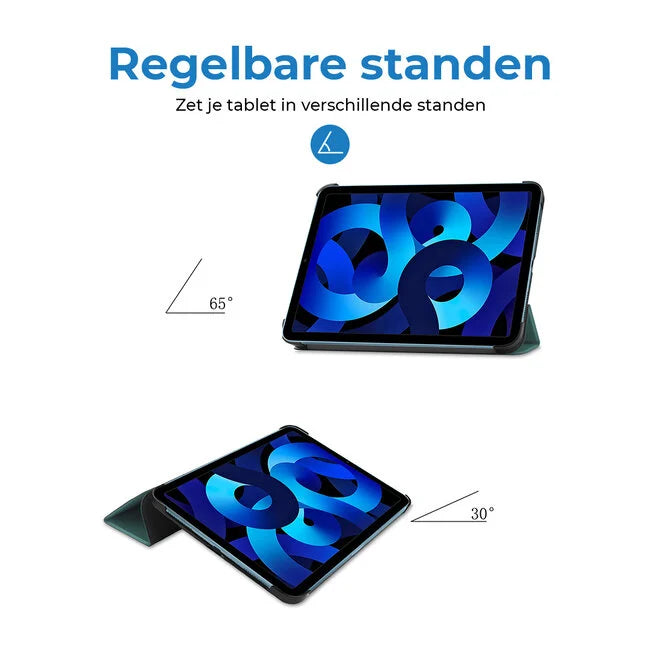 Tablet hoes geschikt voor de Apple iPad 10 10.9 (2022) - Donker Groen