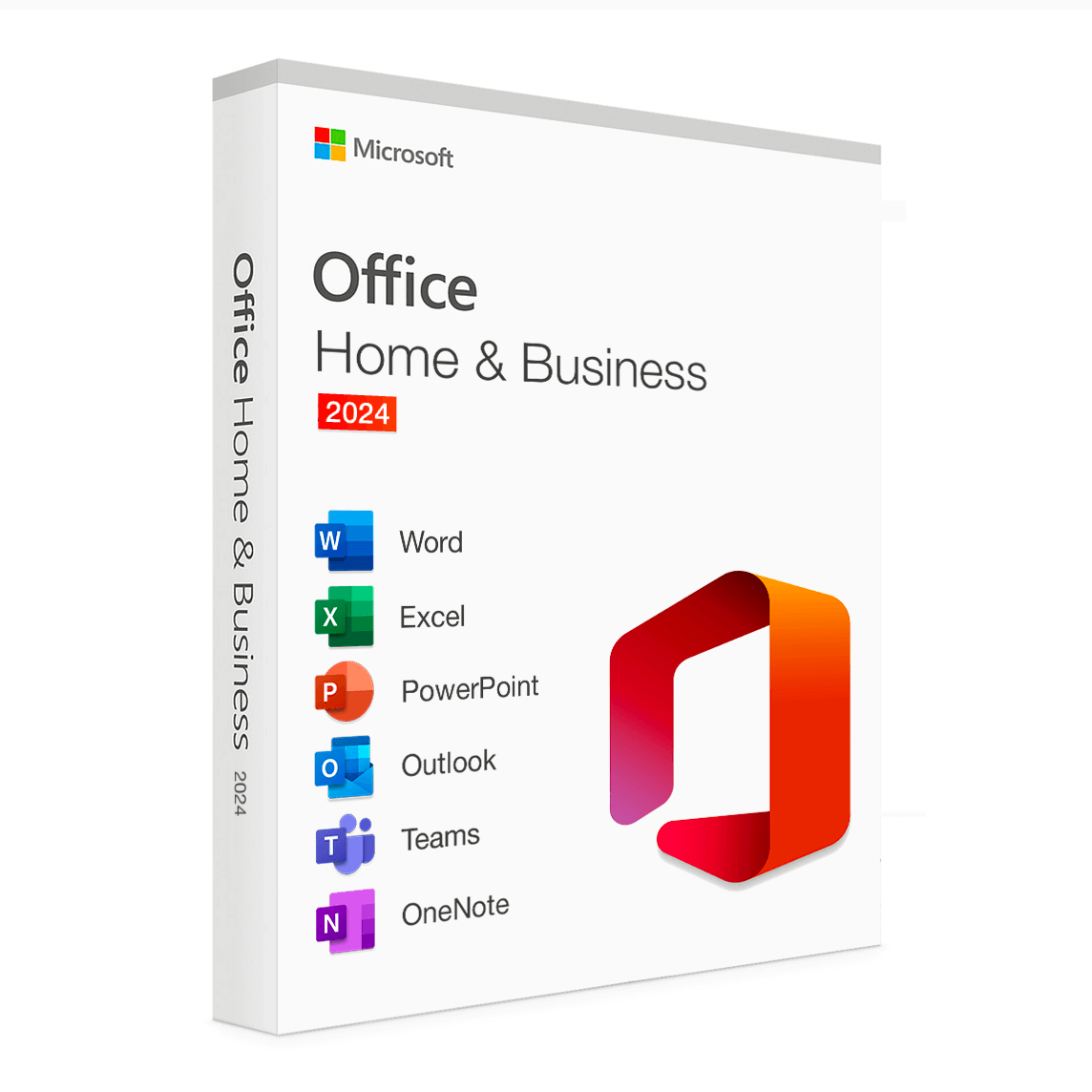 Microsoft Office Home and Business 2024 Win EuroZone Medialess Dutch (NL)