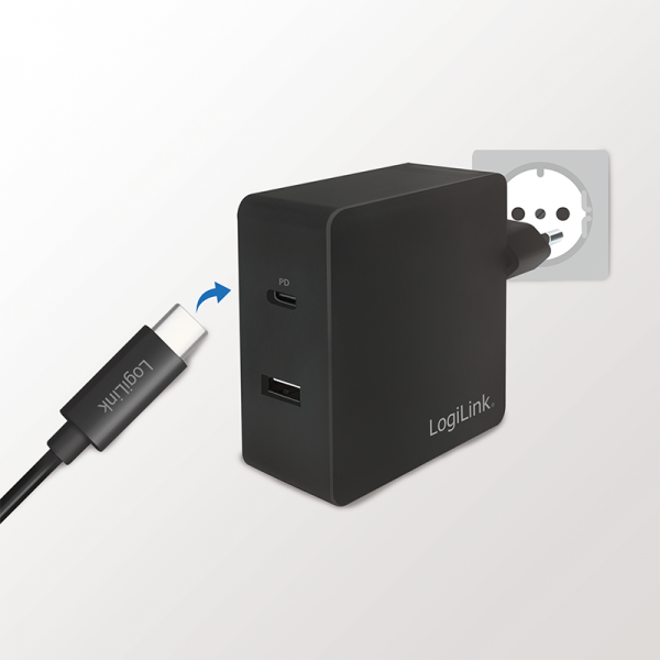 LogiLink USB-C oplaadkabel zu Microsoft Surface 1,8m, zwart