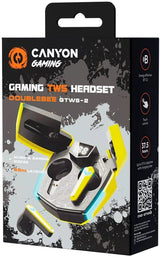 Canyon Gaming Headset GTWS-2 In-Ear/BT/Stereo/Touch yellow retail